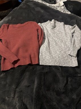 Women's Cozy Crewneck Sweater - Rust